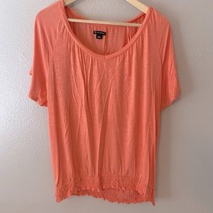 New Directions Coral Blouse Size L